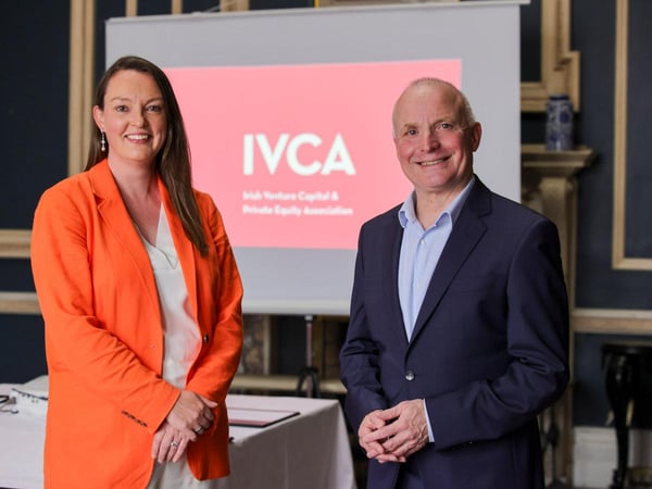 058-Sarah-Jane-Larkin-director-general-and-Gerry-Maguire-chairperson-Irish-Venture-Capital-Association.-Photo-Fennell-Photography.